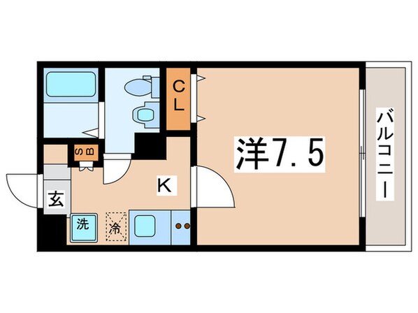 T＆M北田辺の物件間取画像